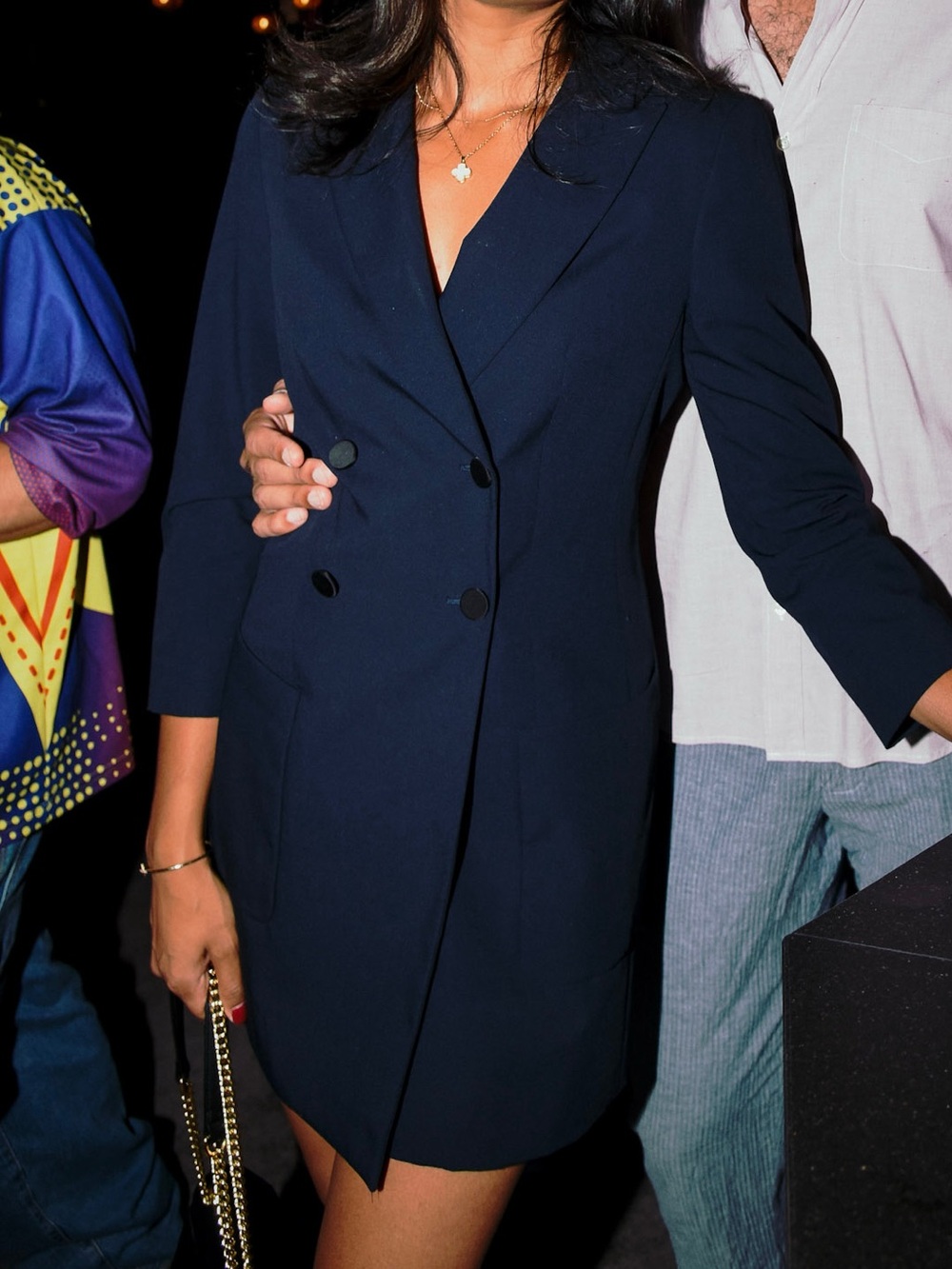 Zara Blazer Dress Navy